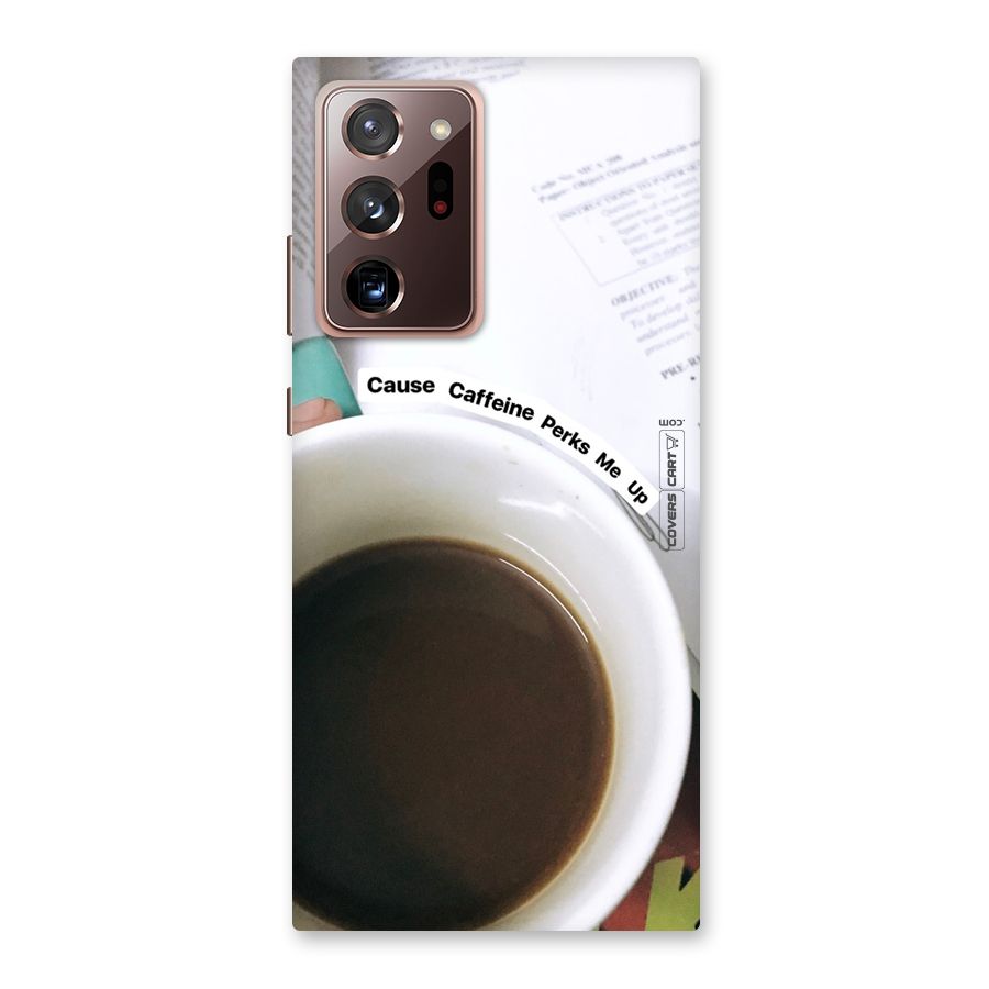 Coffee Perks Back Case for Galaxy Note 20 Ultra