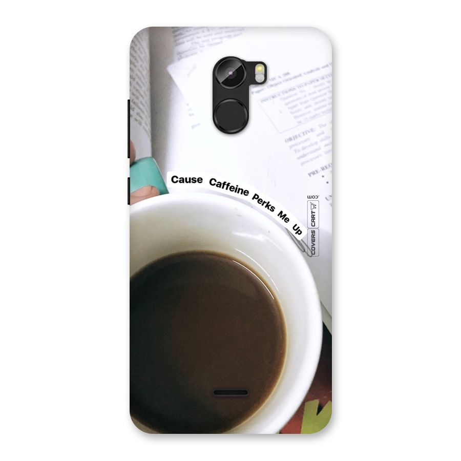 Coffee Perks Back Case for Gionee X1