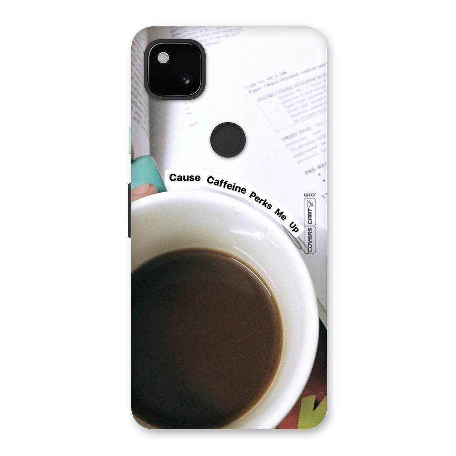 Coffee Perks Back Case for Google Pixel 4a