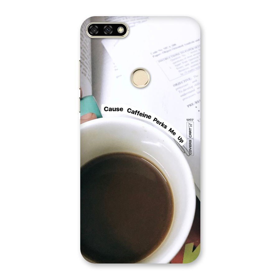 Coffee Perks Back Case for Honor 7A