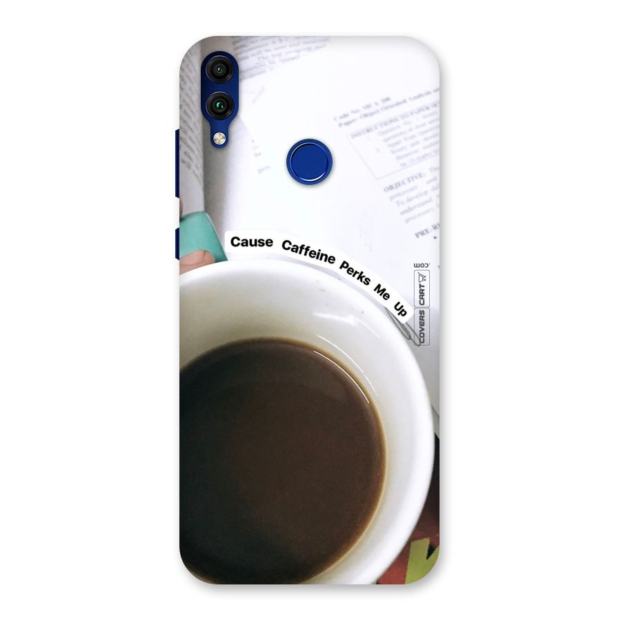 Coffee Perks Back Case for Honor 8C