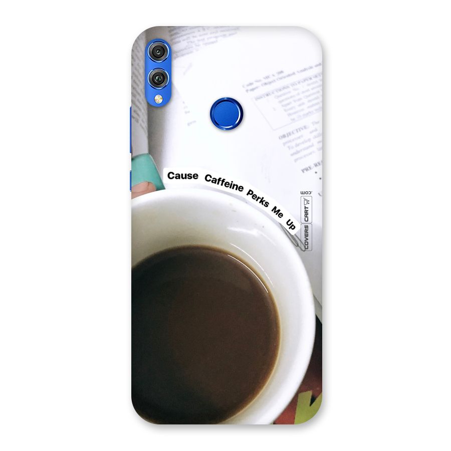 Coffee Perks Back Case for Honor 8X