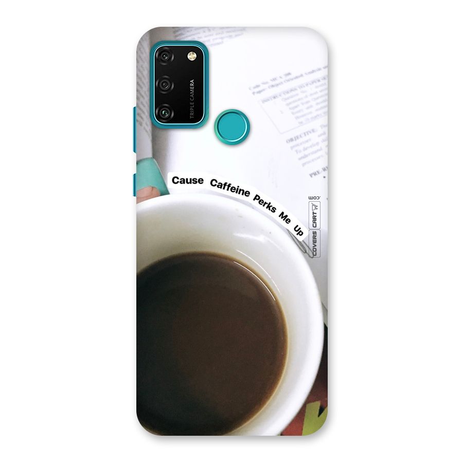 Coffee Perks Back Case for Honor 9A