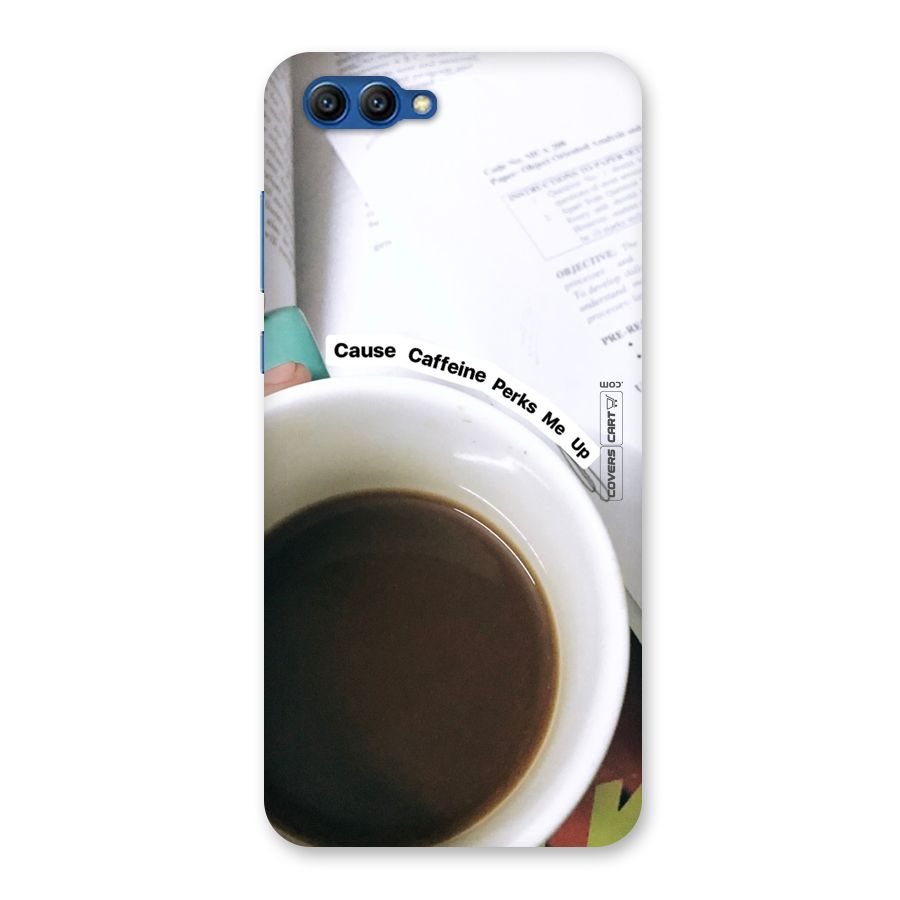 Coffee Perks Back Case for Honor View 10