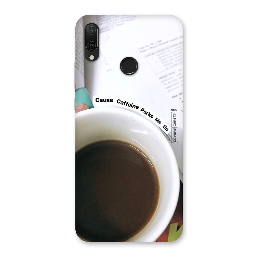 Coffee Perks Back Case for Huawei Y9 (2019)