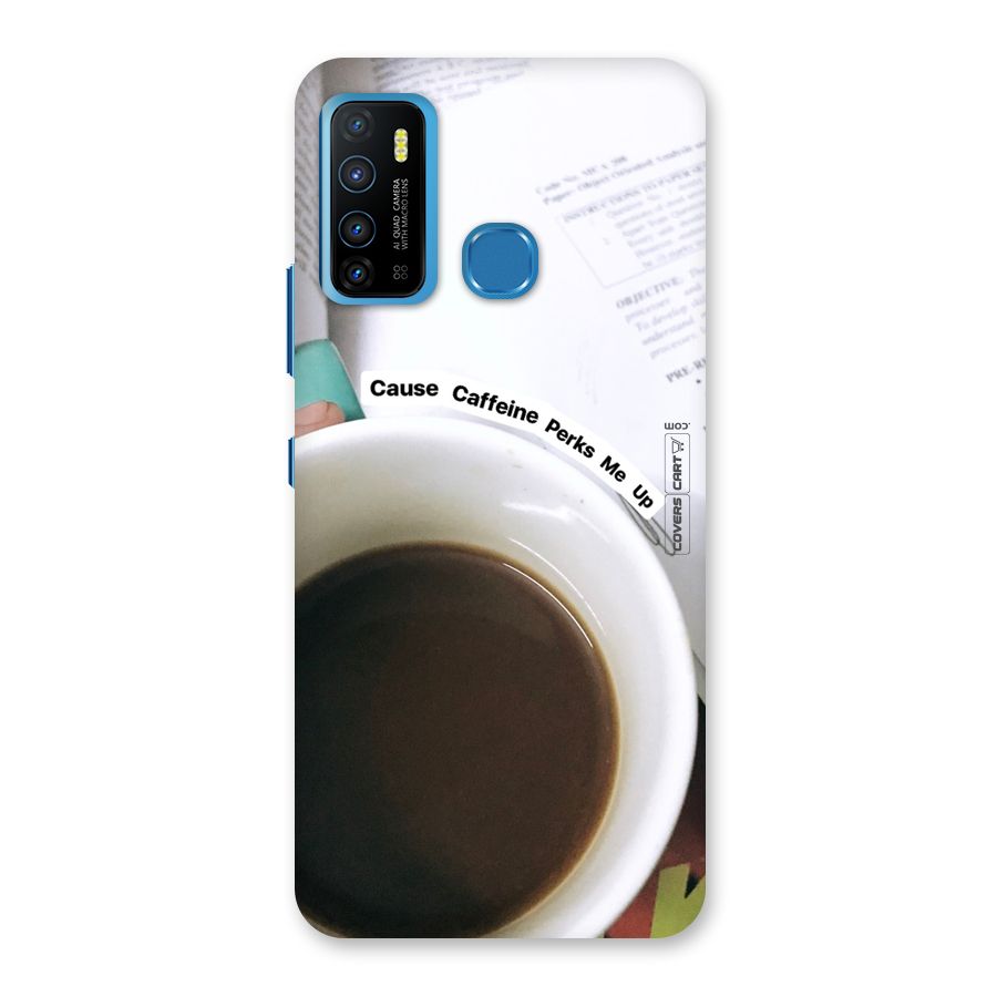Coffee Perks Back Case for Infinix Hot 9