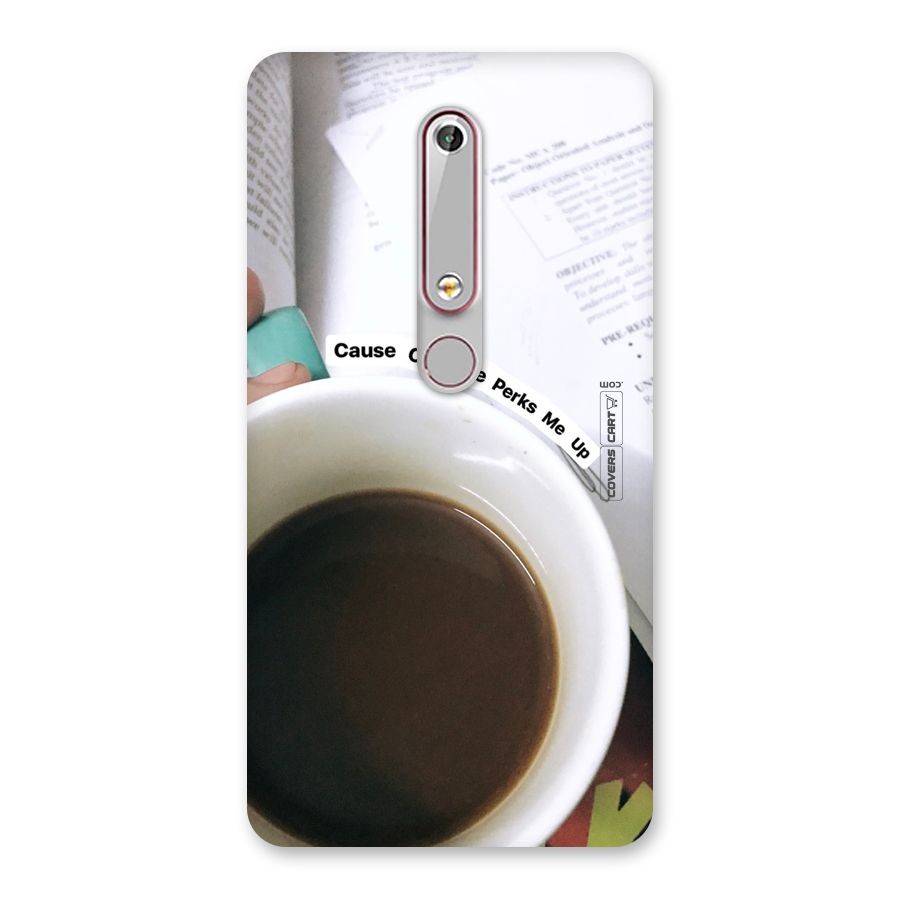 Coffee Perks Back Case for Nokia 6.1