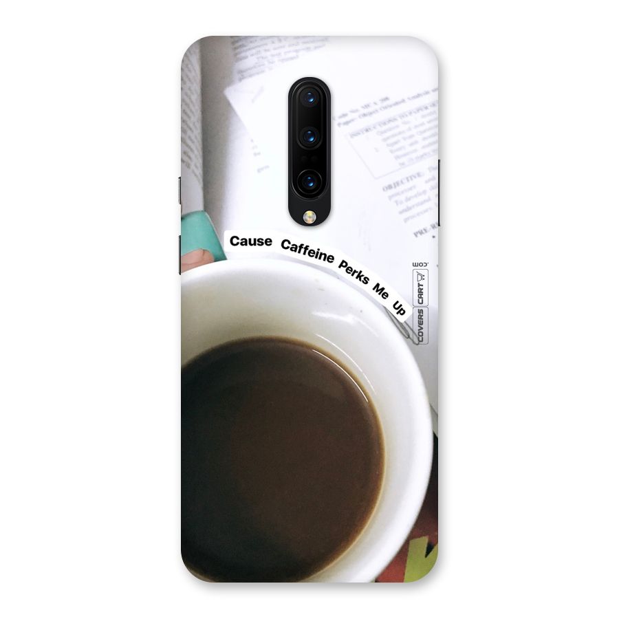 Coffee Perks Back Case for OnePlus 7 Pro