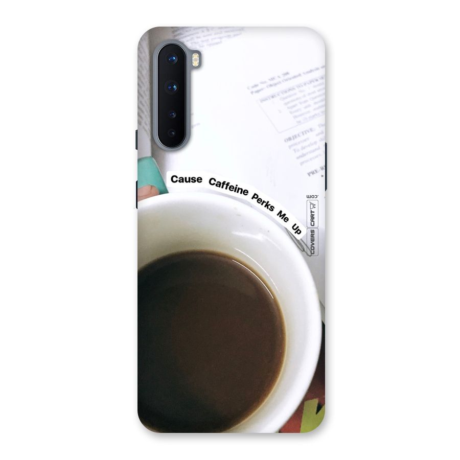 Coffee Perks Back Case for OnePlus Nord