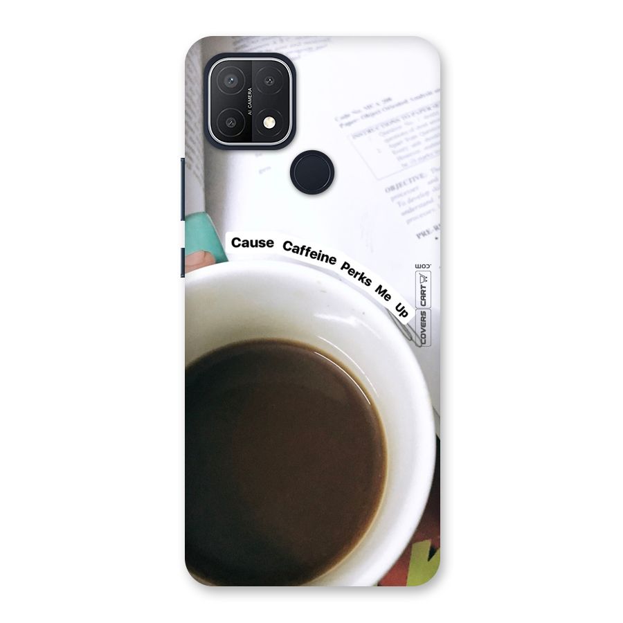 Coffee Perks Back Case for Oppo A15