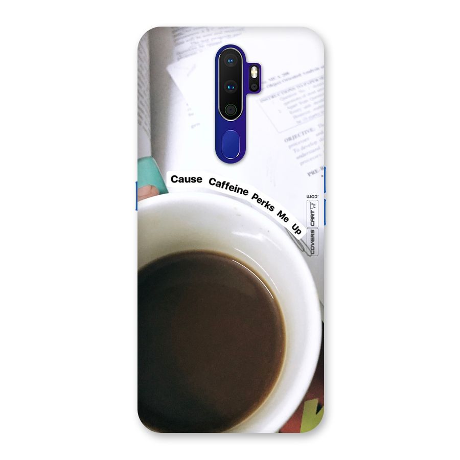 Coffee Perks Back Case for Oppo A9 (2020)