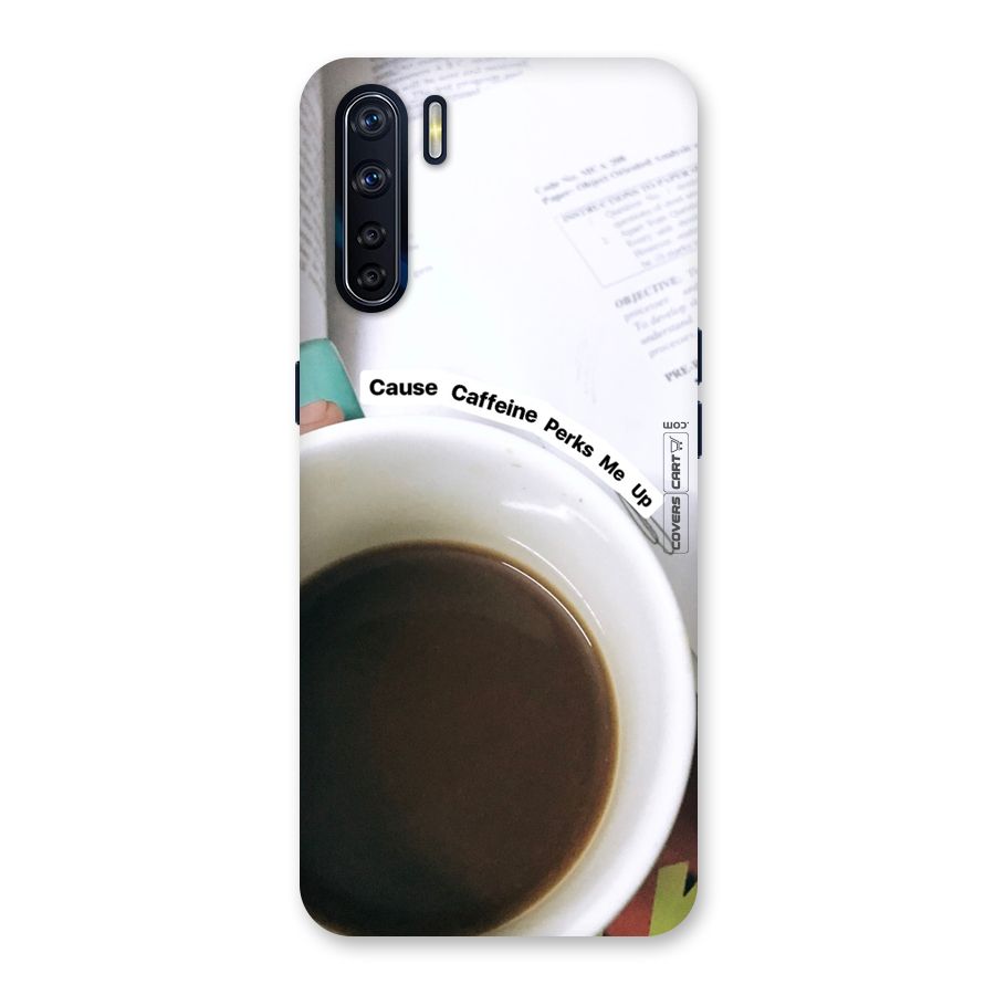 Coffee Perks Back Case for Oppo F15