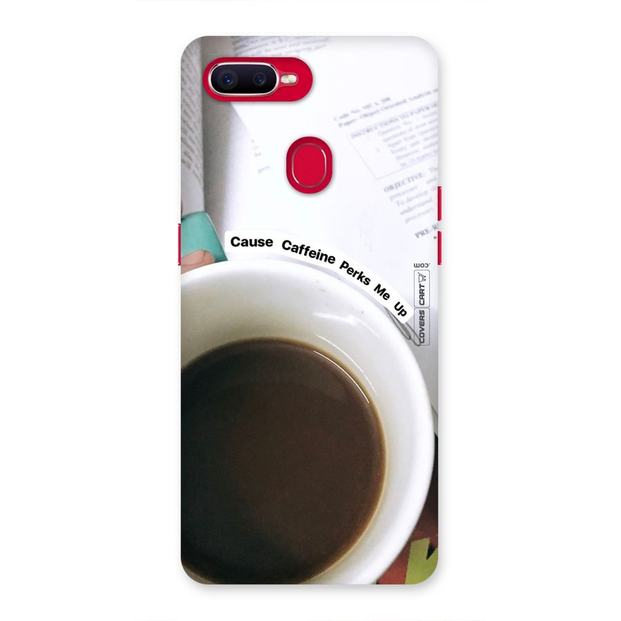 Coffee Perks Back Case for Oppo F9 Pro