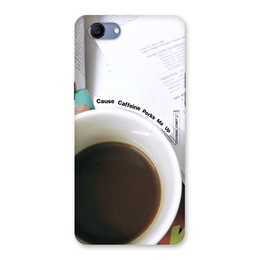 Coffee Perks Back Case for Oppo Realme 1