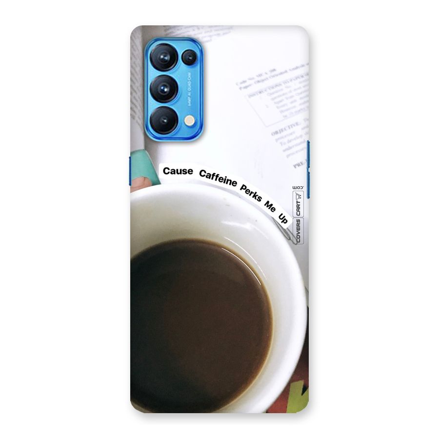 Coffee Perks Back Case for Oppo Reno5 Pro 5G
