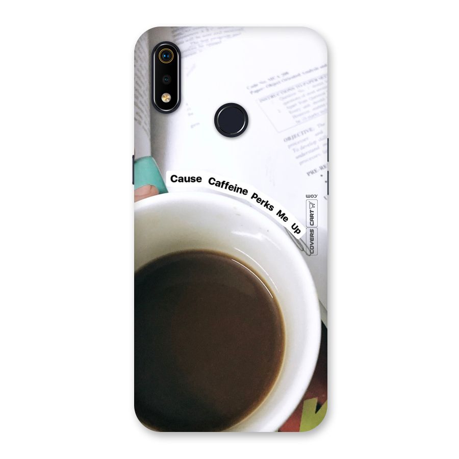 Coffee Perks Back Case for Realme 3i