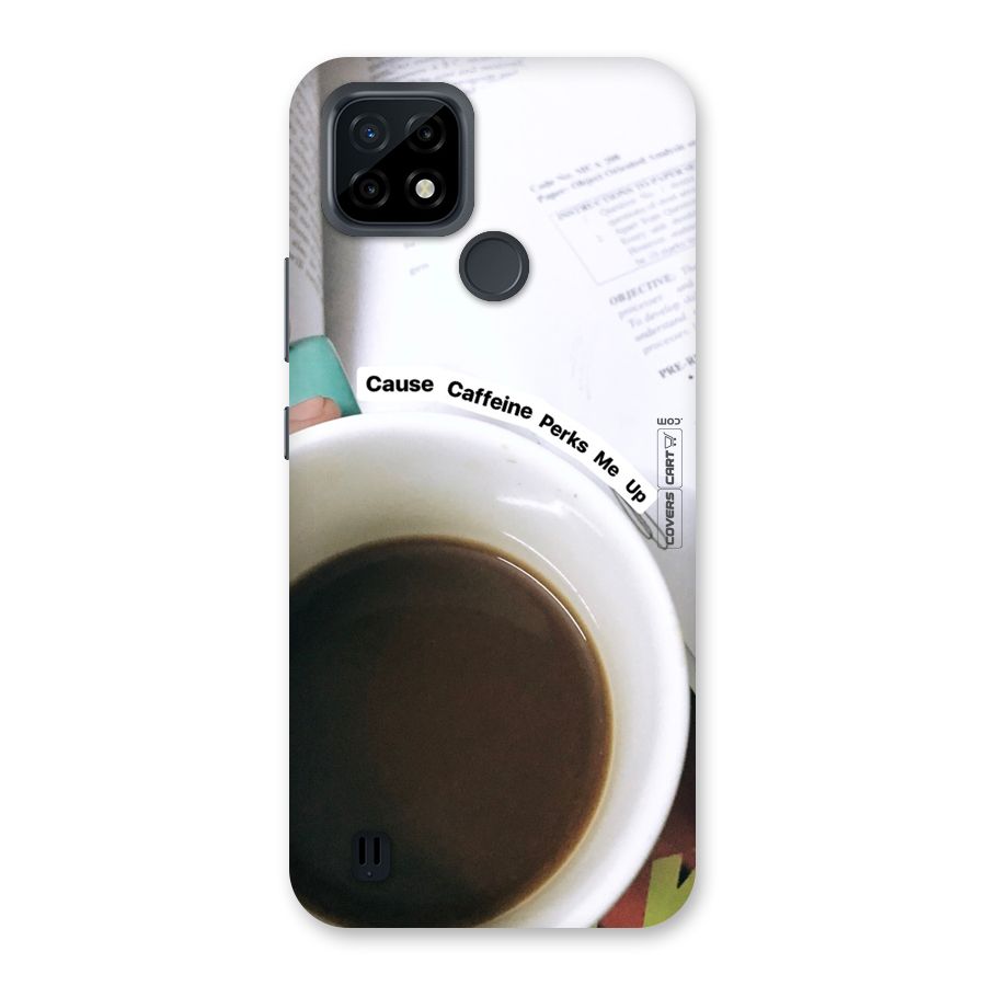Coffee Perks Back Case for Realme C21