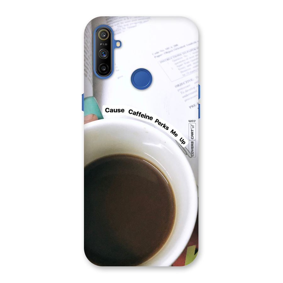 Coffee Perks Back Case for Realme Narzo 10A