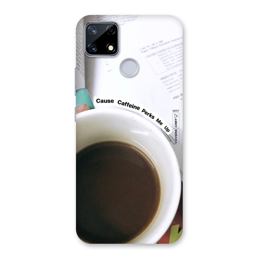 Coffee Perks Back Case for Realme Narzo 20