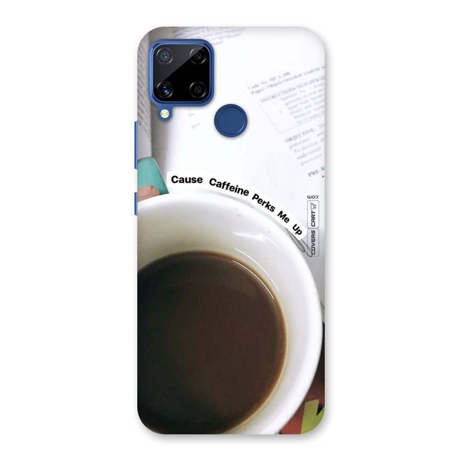 Coffee Perks Back Case for Realme Narzo 30A