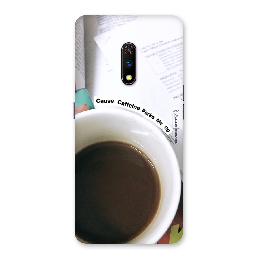Coffee Perks Back Case for Realme X