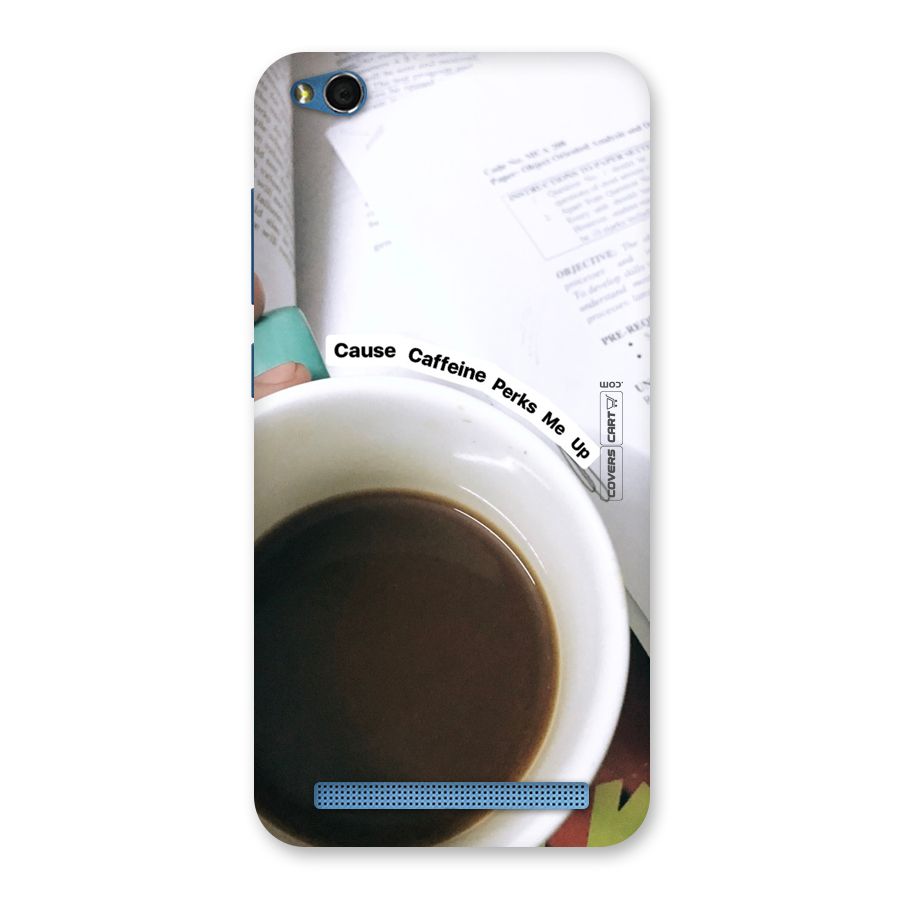 Coffee Perks Back Case for Redmi 5A
