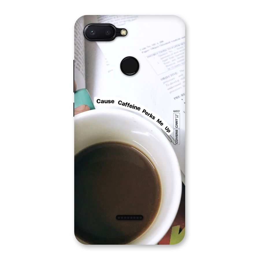 Coffee Perks Back Case for Redmi 6