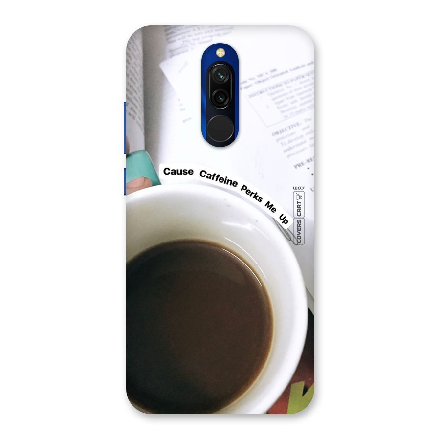 Coffee Perks Back Case for Redmi 8