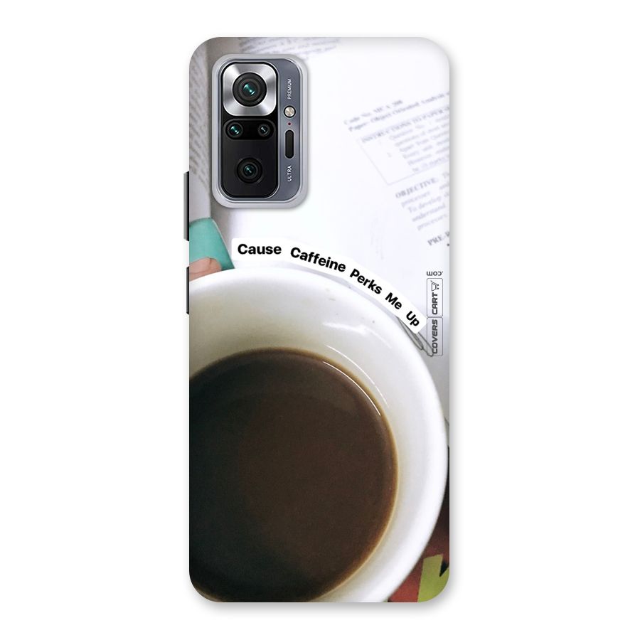 Coffee Perks Back Case for Redmi Note 10 Pro Max