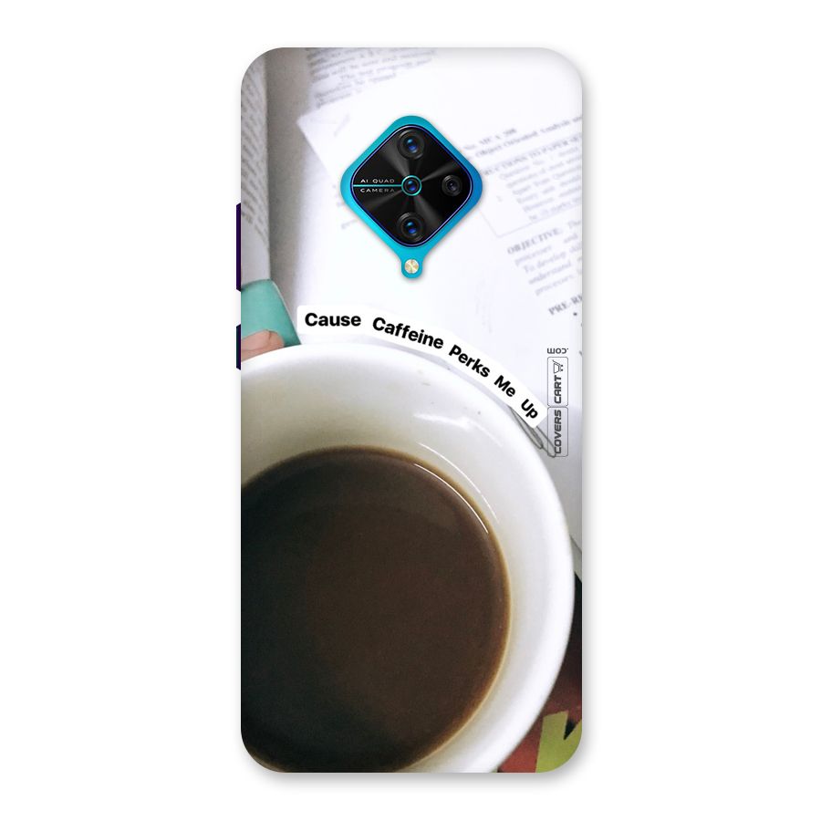 Coffee Perks Back Case for Vivo S1 Pro