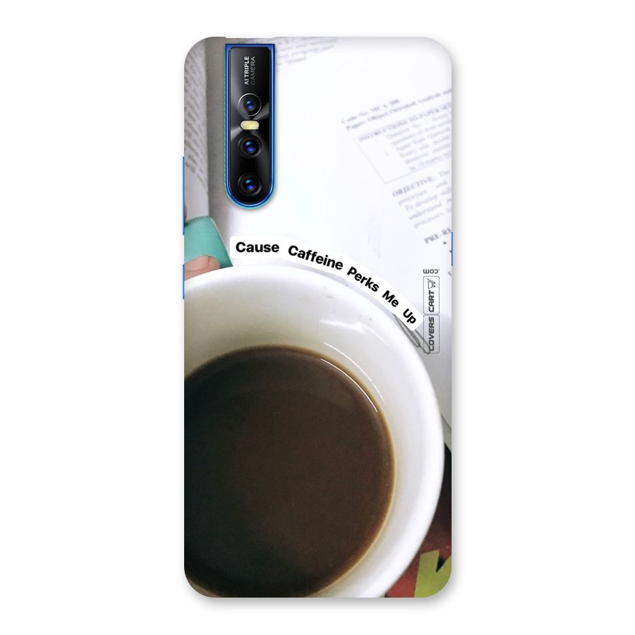 Coffee Perks Back Case for Vivo V15 Pro