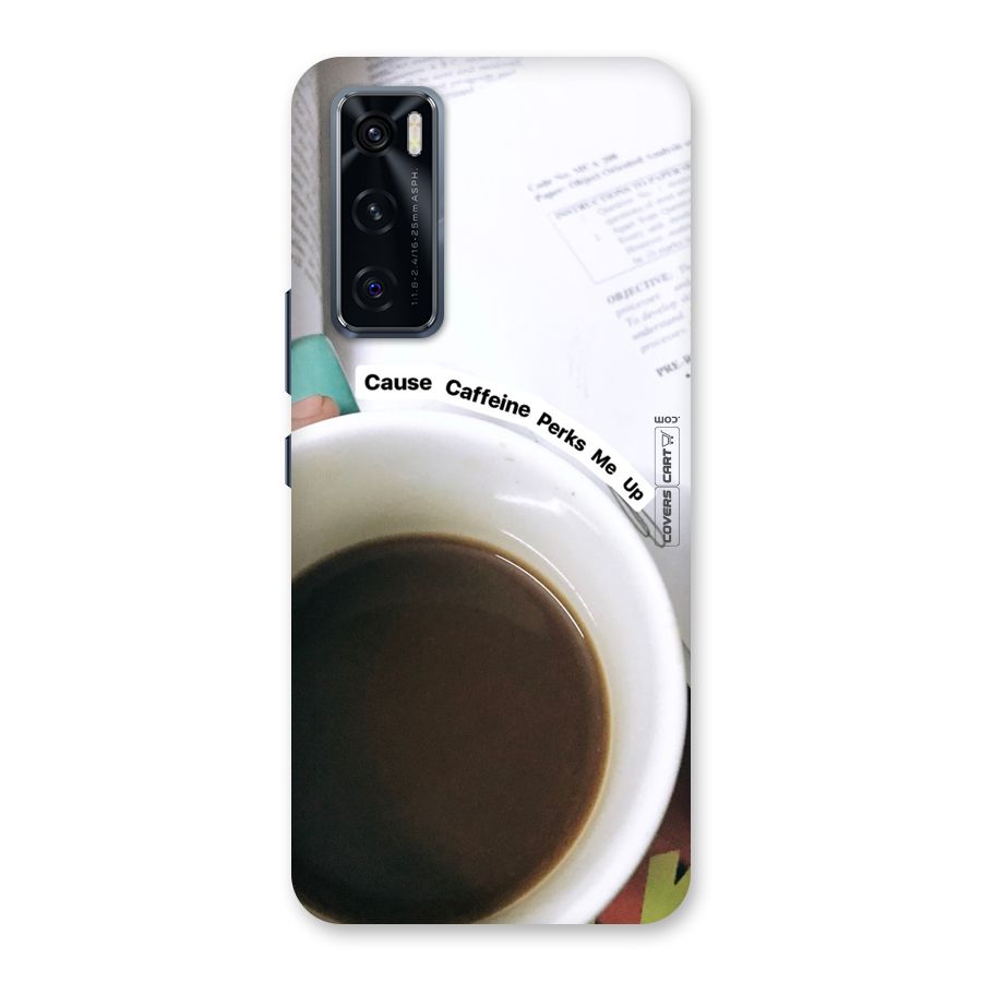 Coffee Perks Back Case for Vivo V20 SE