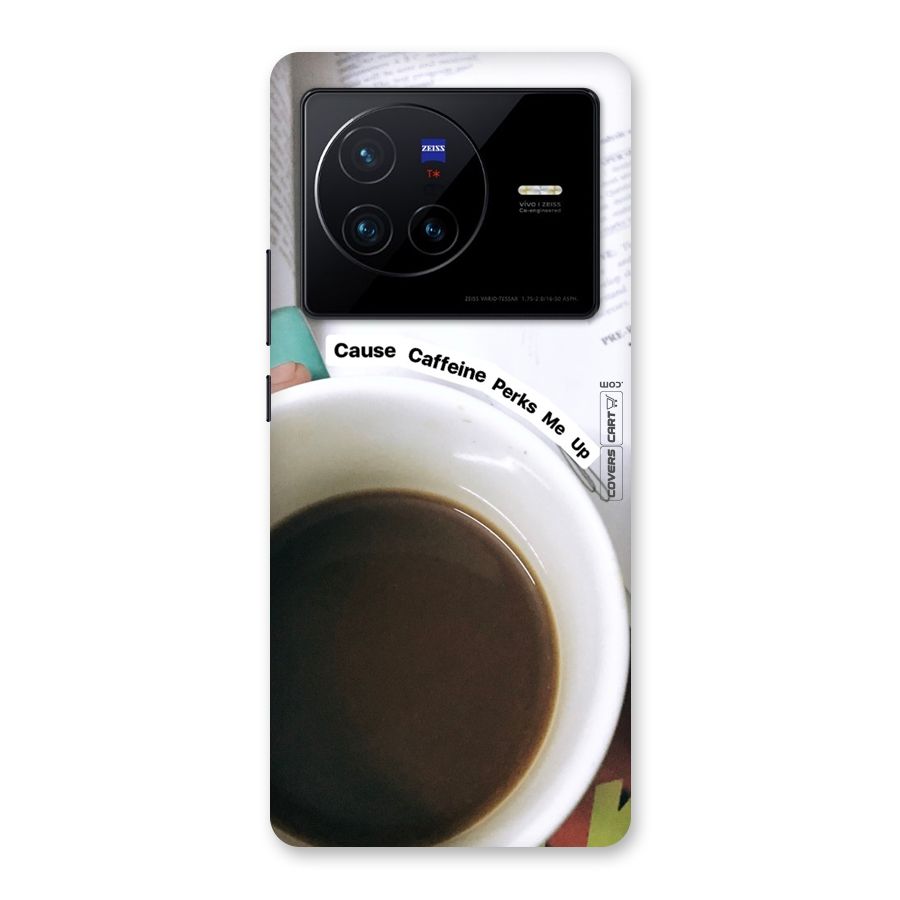 Coffee Perks Back Case for Vivo X80