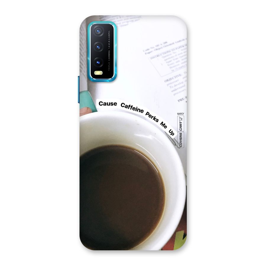 Coffee Perks Back Case for Vivo Y20A