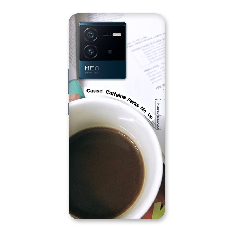 Coffee Perks Back Case for Vivo iQOO Neo 6 5G