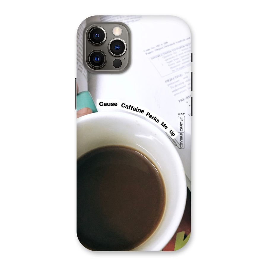 Coffee Perks Back Case for iPhone 12 Pro