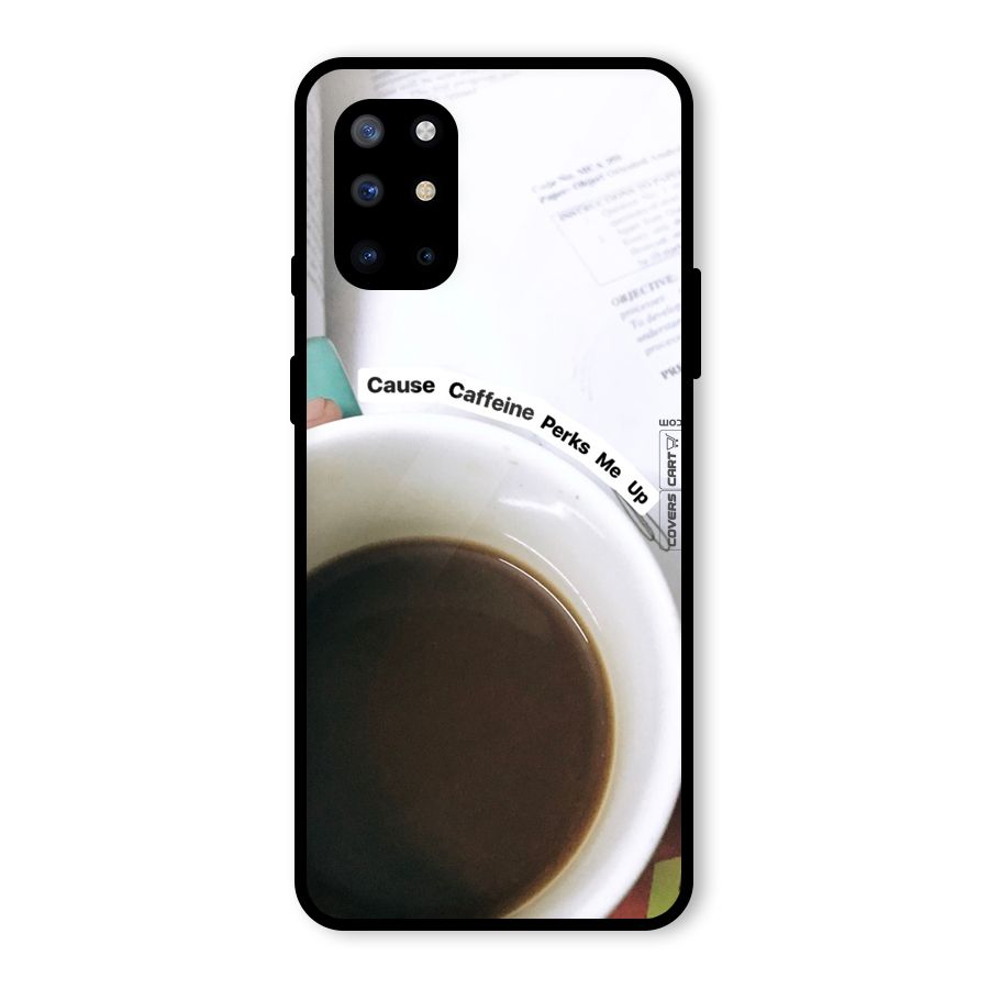 Coffee Perks Glass Back Case for OnePlus 8T