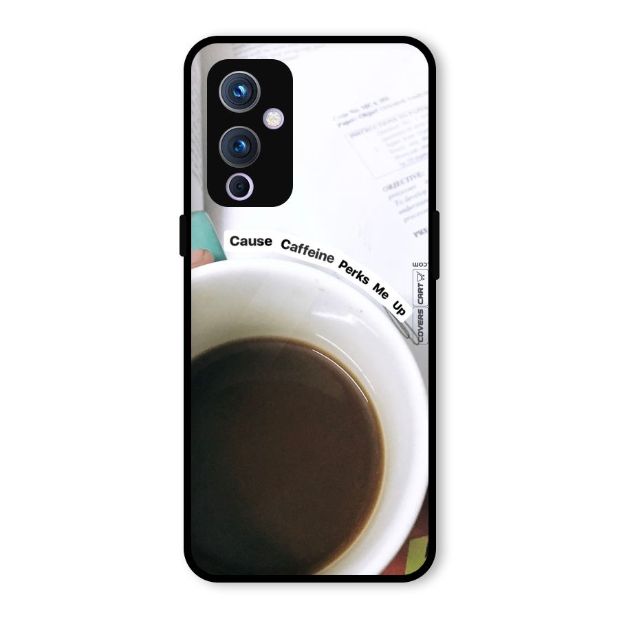 Coffee Perks Glass Back Case for OnePlus 9