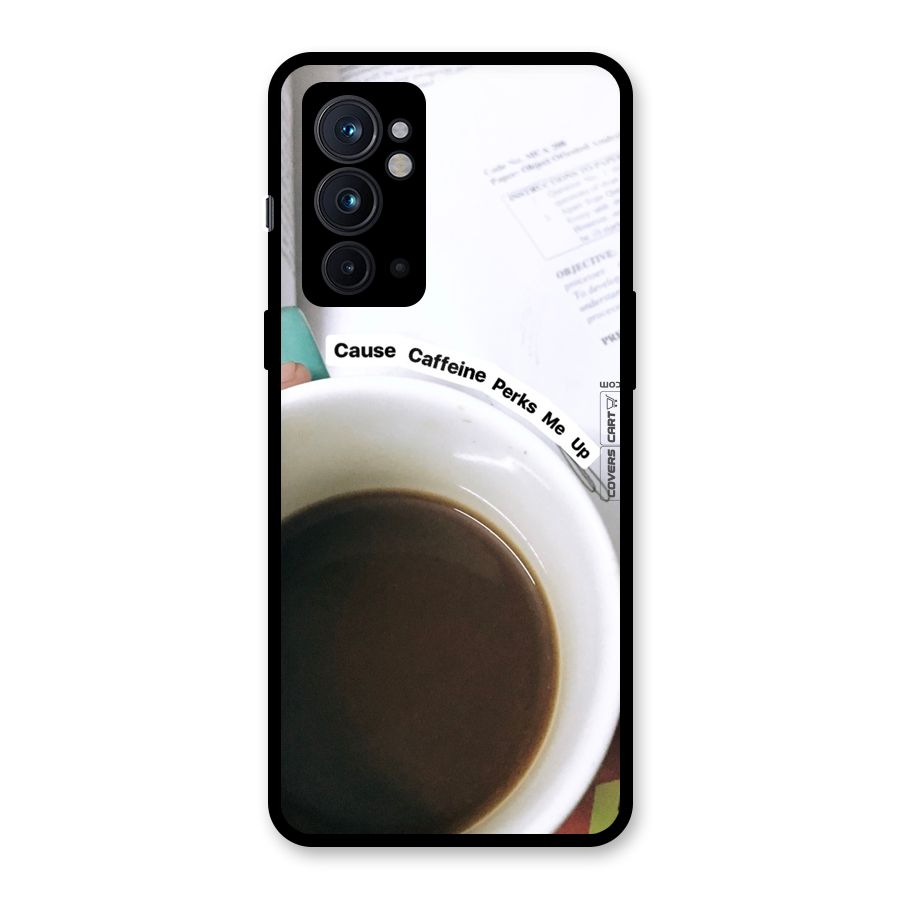 Coffee Perks Glass Back Case for OnePlus 9RT 5G