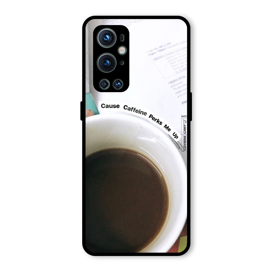 Coffee Perks Glass Back Case for OnePlus 9 Pro