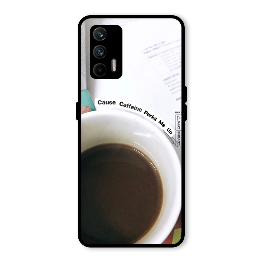 Coffee Perks Glass Back Case for Realme GT 5G