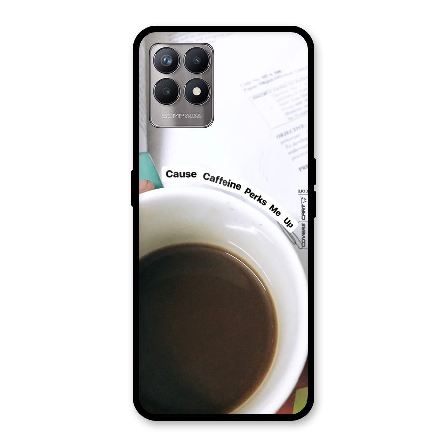 Coffee Perks Glass Back Case for Realme Narzo 50