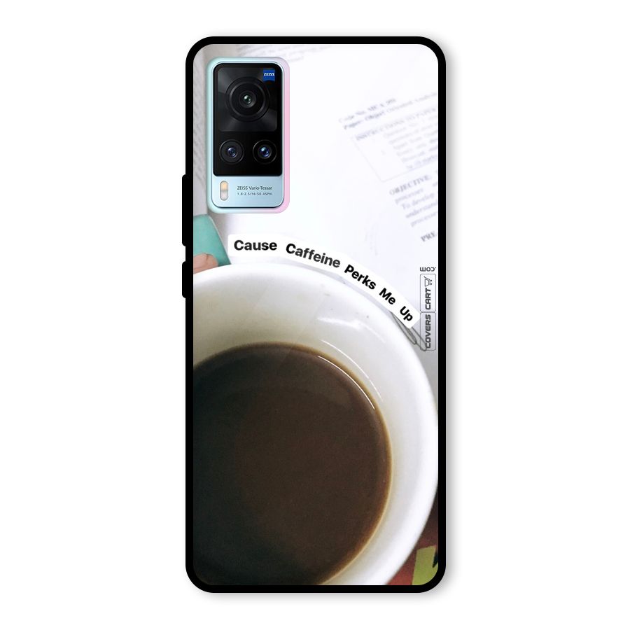Coffee Perks Glass Back Case for Vivo X60