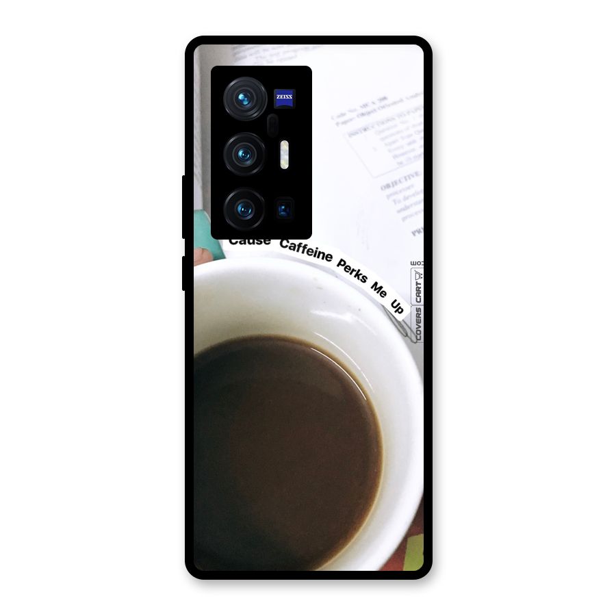 Coffee Perks Glass Back Case for Vivo X70 Pro Plus