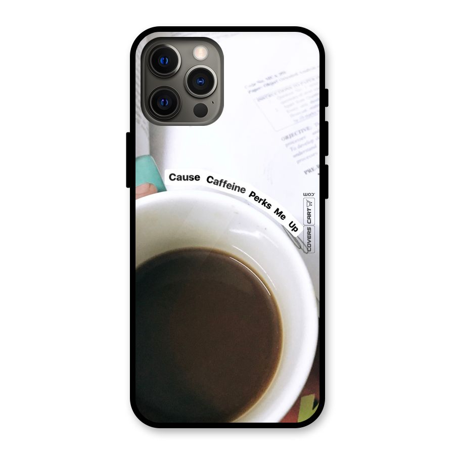 Coffee Perks Glass Back Case for iPhone 12 Pro Max