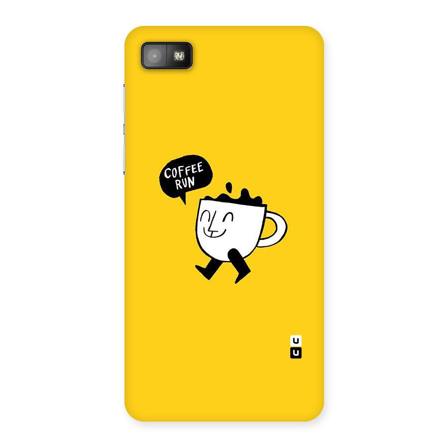 Coffee Run Back Case for Blackberry Z10