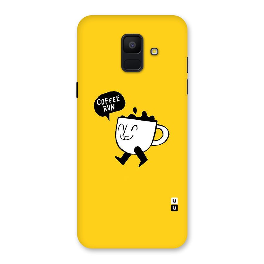 Coffee Run Back Case for Galaxy A6 (2018)