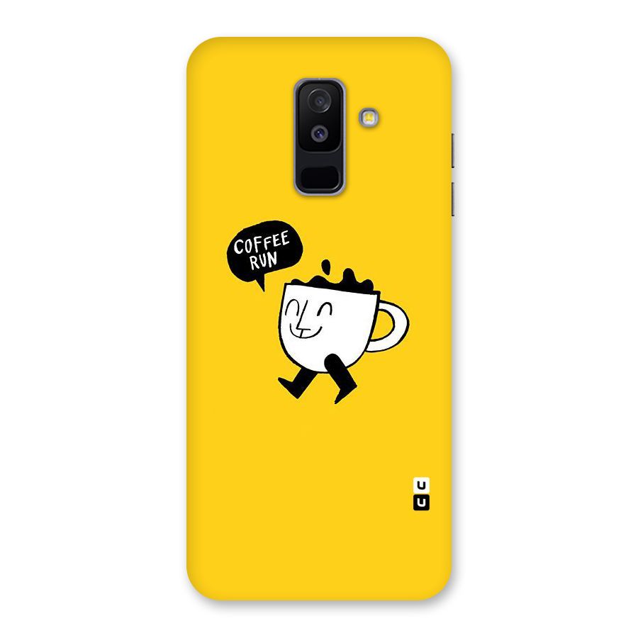 Coffee Run Back Case for Galaxy A6 Plus