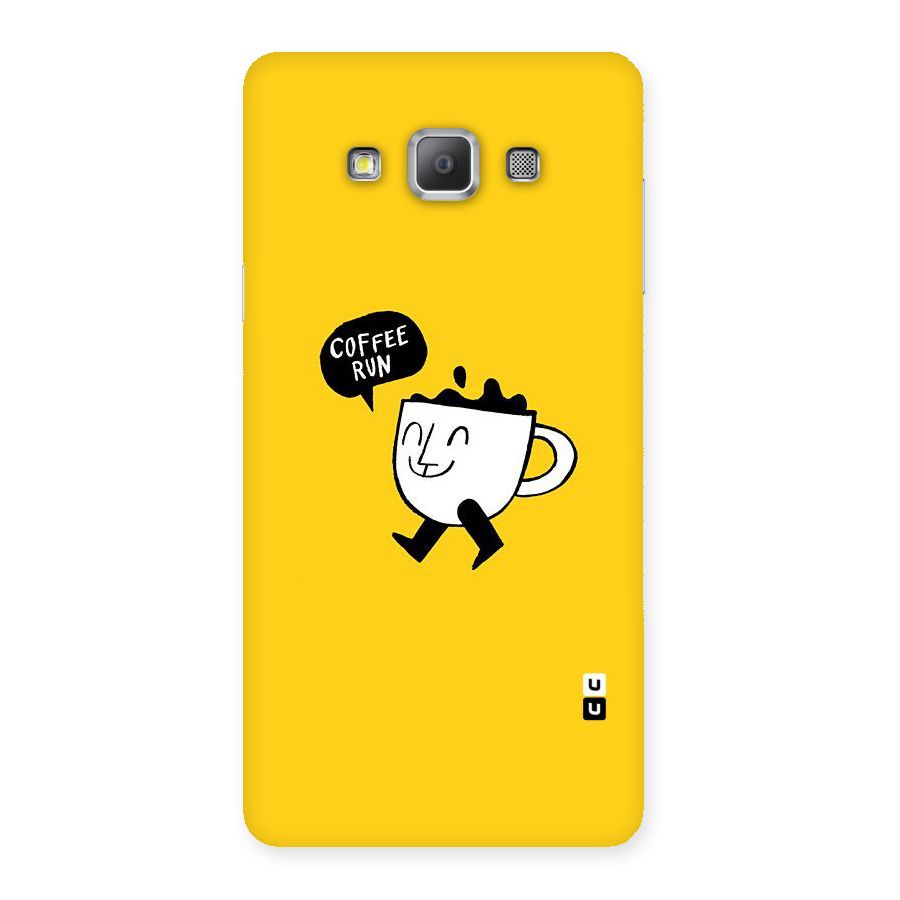 Coffee Run Back Case for Galaxy A7