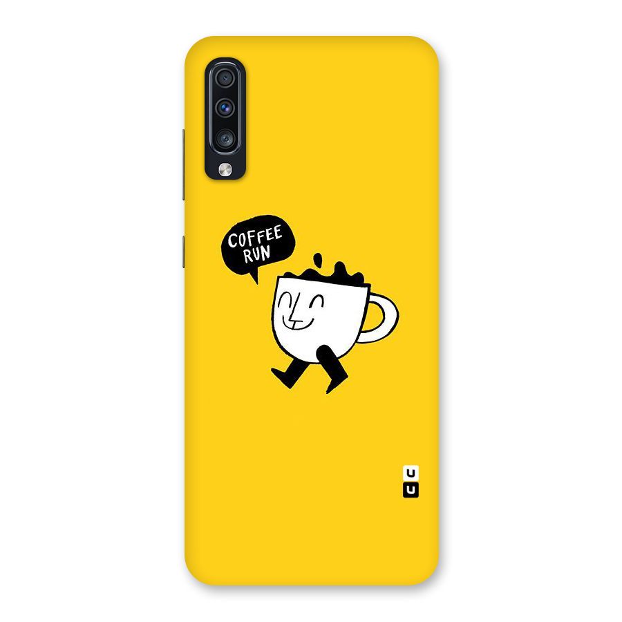 Coffee Run Back Case for Galaxy A70